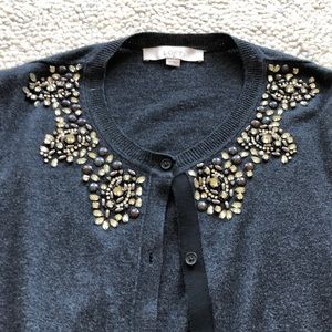Jeweled cardigan!